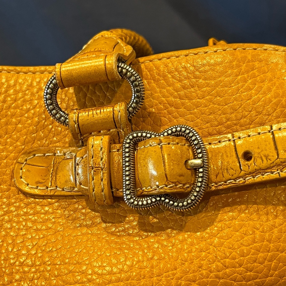 Gorgeous Vintage Brighton Pebbled Leather Handbag - Picture 7 of 13